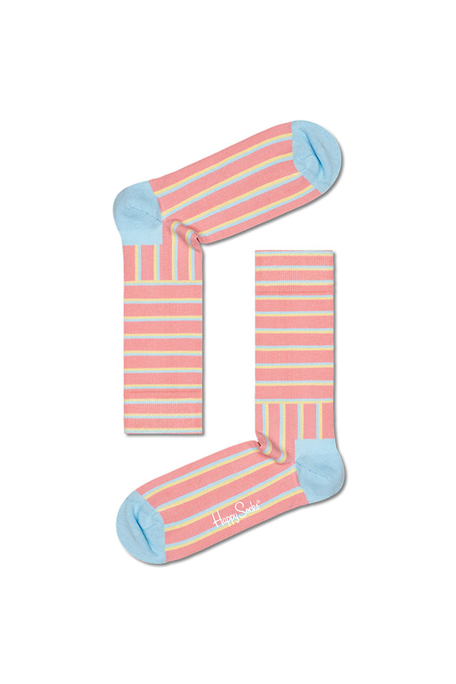 Happy Socks BSS01-3000 Blocked Stripe Sock
