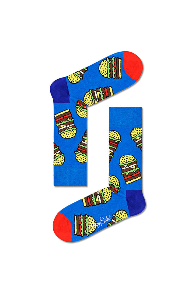 Happy Socks BUR01-6000 Burger Sock
