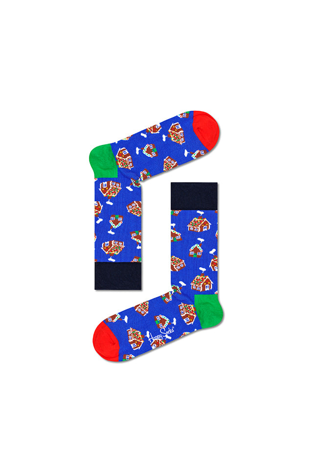 Happy Socks GHO01 Gingerbread House Sock 6300