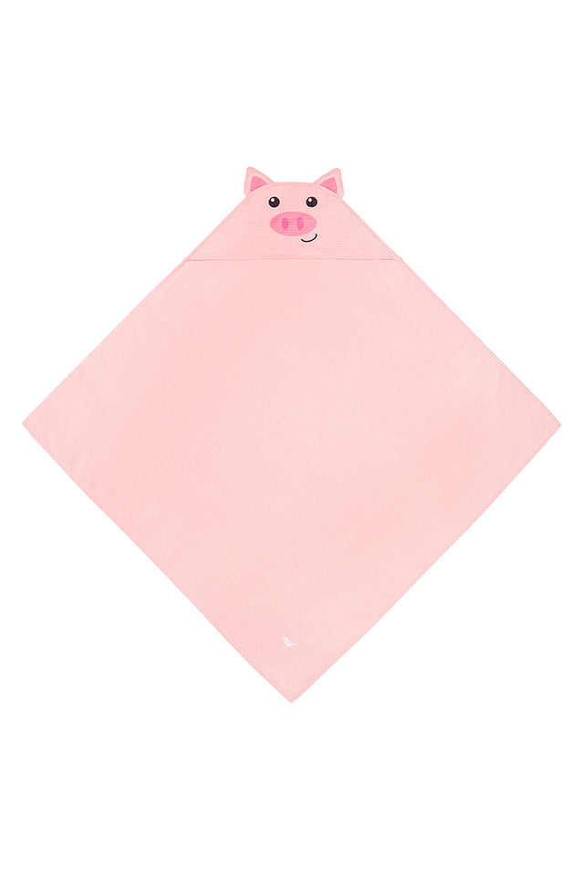 Dock & Bay Baby Hooded Towel - Animal Collection Parker Pig