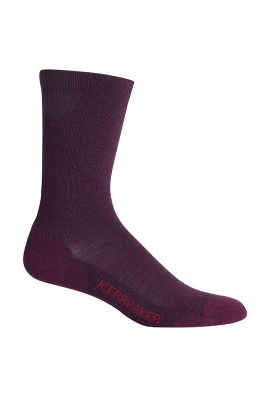 Ice Breaker NZ Womens Lifestyle Lite Crew Socks Velvet