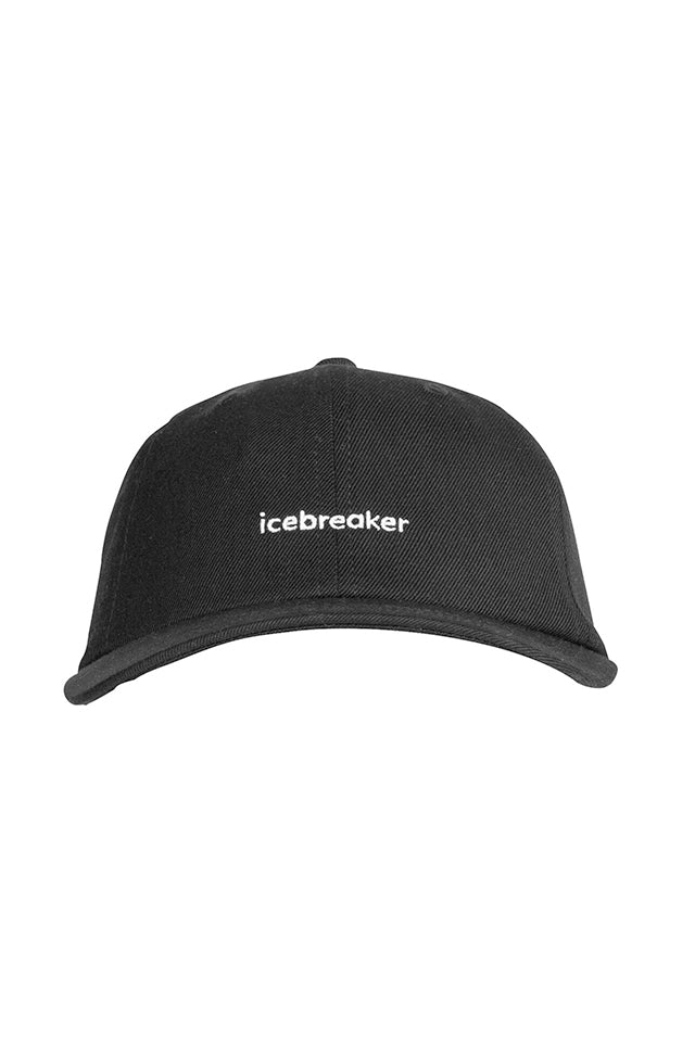 Icebreaker IB0A59HA Unsex 6 Panel Hat Black