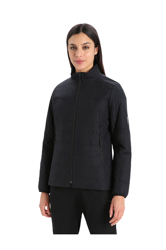 Icebreaker 0A56GX001 Merinoloft Jacket Black