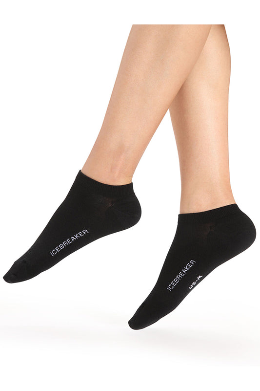 Icebreaker IB0A56CE Women's Lifestyle Fine Guage No Show Sock Black