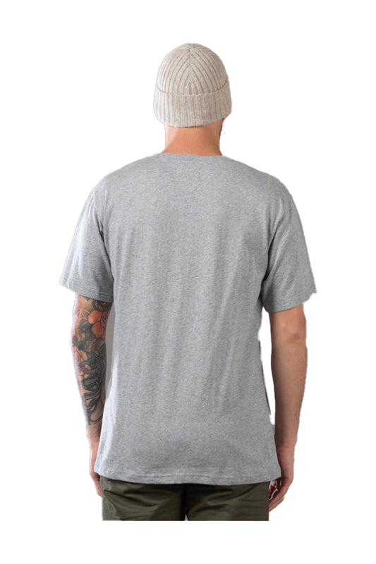 JAF1319 Just Another Fisherman Dinghy Tee Grey Marle