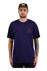 JAF1364 Just Another Fisherman Angled Marlin Tee Navy 
