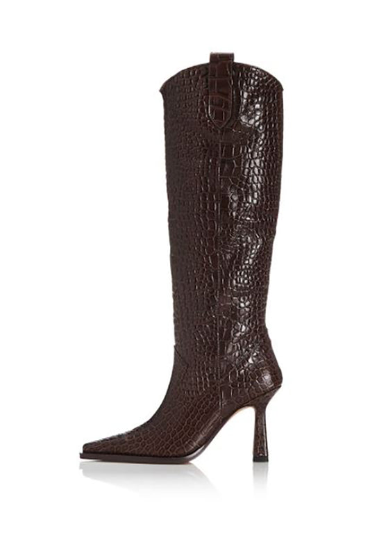 Alias Mae Jinny Boot Chocolate Croc Womens