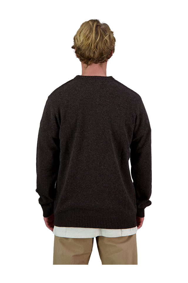 Just Another Fisherman JAF1491 Merino Sea Crew Coffee