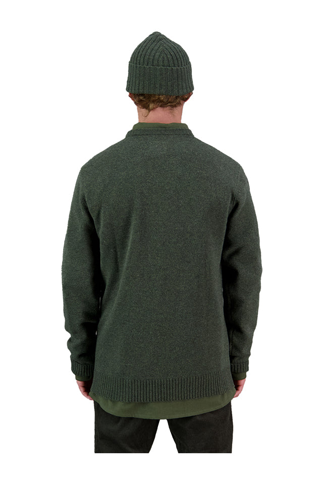 Just Another Fisherman JAF1491 Merino Sea Crew Sweater Thyme 