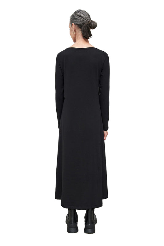 KTB090 Kowtow Boat Neck Dress Black 