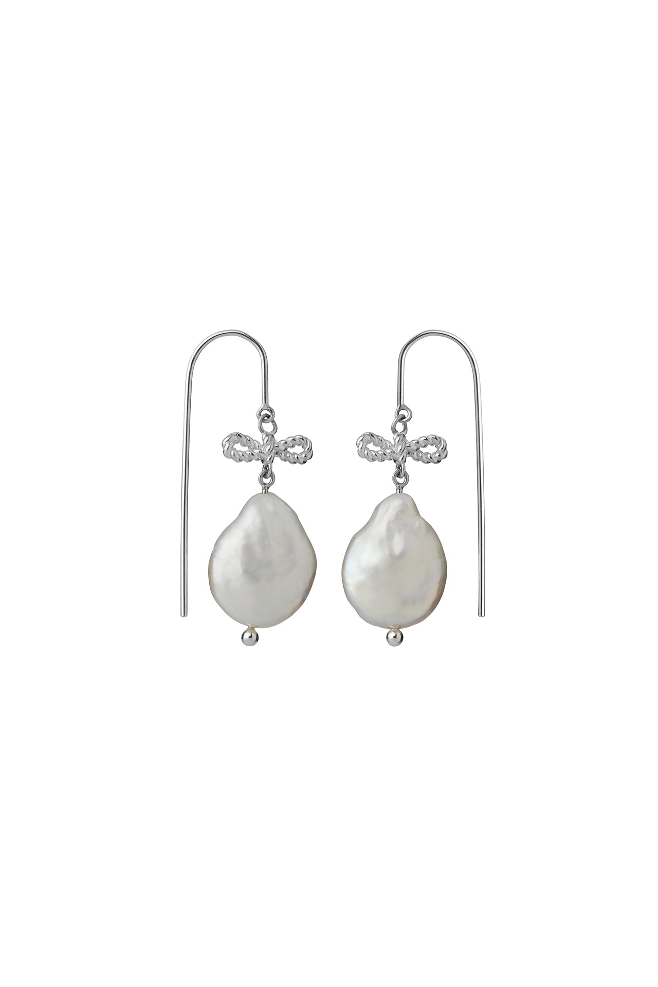 Love Drop Earrings with Pearls