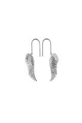KW417ER Karen Walker Mini Cupid's Wings Earrings Sterling Silver