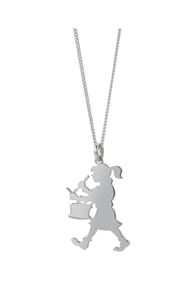 KW422PN Karen Walker Drummer Girl Necklace