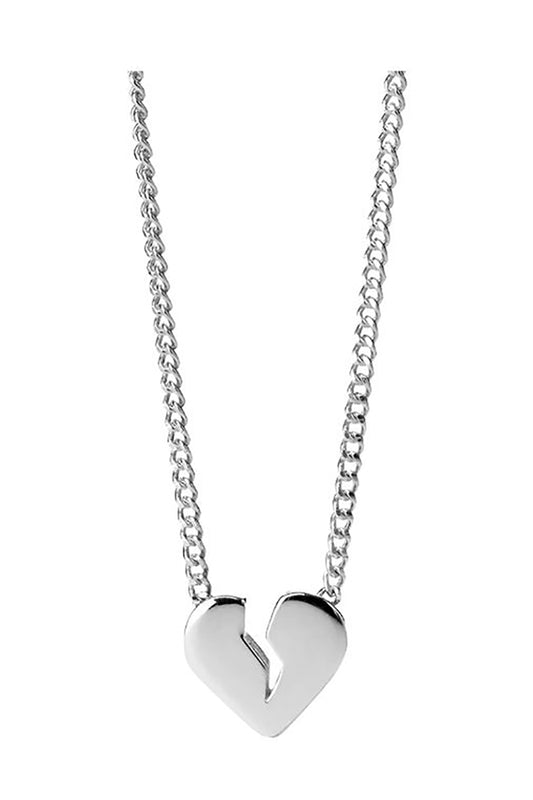 Karen Walker KW281PN Broken Heart Necklace Silver