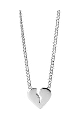 Karen Walker KW281PN Broken Heart Necklace Silver