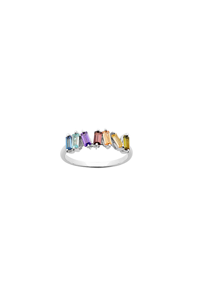 Karen Walker KW438R STG Cubist Ring.