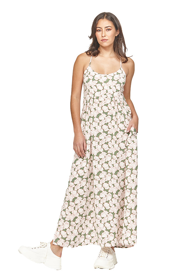 LB1823 Leo + Be Mahal Dress Green 