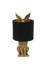 Le Forge Bunny Table Lamp Black/Gold