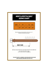 Loop Leather Co. Men's Lifestyle Belt Sizing Chart