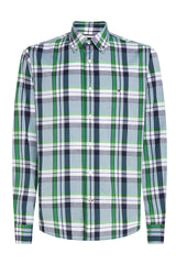MW0MW30683 Tommy Hilfiger Soft Tartan Shirt Frosted Green Multi 