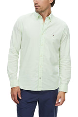 MWOMW28489 Tommy Hilfiger WCC Flex Oxford Shirt Green Frost White 