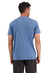 Mons Royale 100275-1210 Mens Icon T-Shirt Blue Slate 