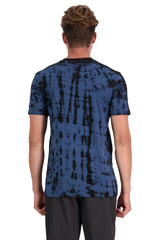 Mons Royale 100343-1208 Mens Icon T-shirt Garment Dyed Ice Night Tie Die 