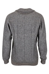Noble Wilde Javelin Zip Neck Sweater Pumice