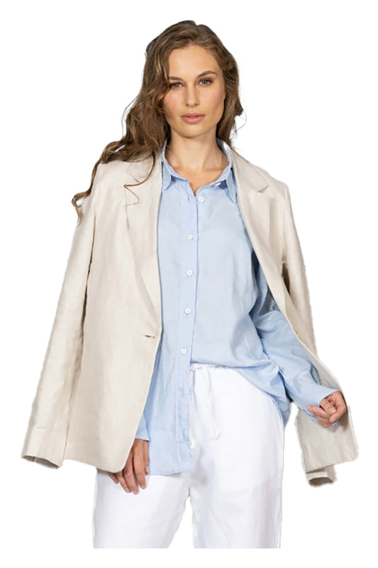 Noble Wilde NWL324 Womens Blazer Sand