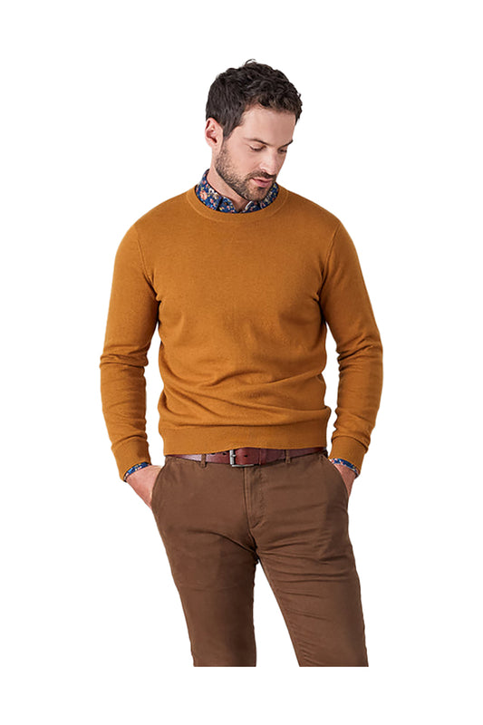 Rembrandt - Naseby Crewneck Jersey Camel