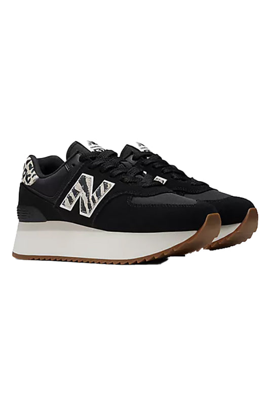 New Balance WL574ZDA 574 Black with Moonbeam Sea Salt 