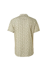 No Excess 15460330 Resort Collar Allover Print Shirt Dusty Green 