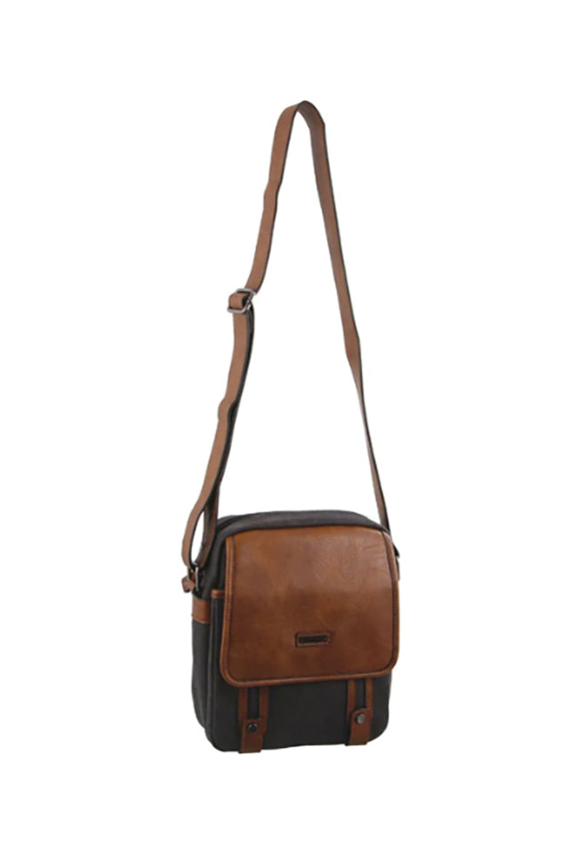 Pierre Cardin Canvas iPad Bag Black