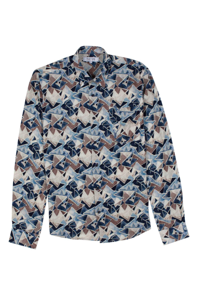 Pearly King PS1468 Marine Shirt Vintage Blue