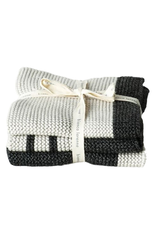 Bianca Lorenne Pannello Wash Cloths Graphite