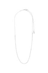 Pilgrim 112246001 Friends Crystal Chain Necklace Silver Plated 