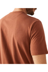 RM Williams KD211JE8401 Whitemore Pocket T-Shirt Rust 