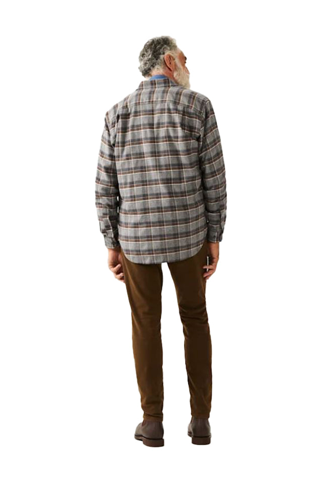 RM Williams SH202CO1601 Bourke Workshirt Grey