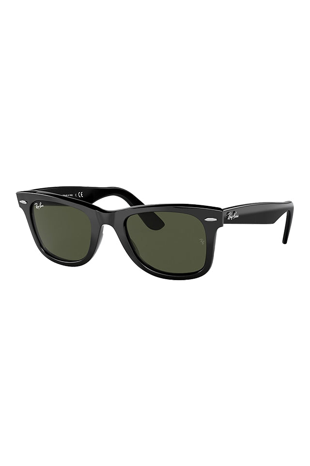 Ray-Ban 0RB2140 Wayfarer Black with Green 