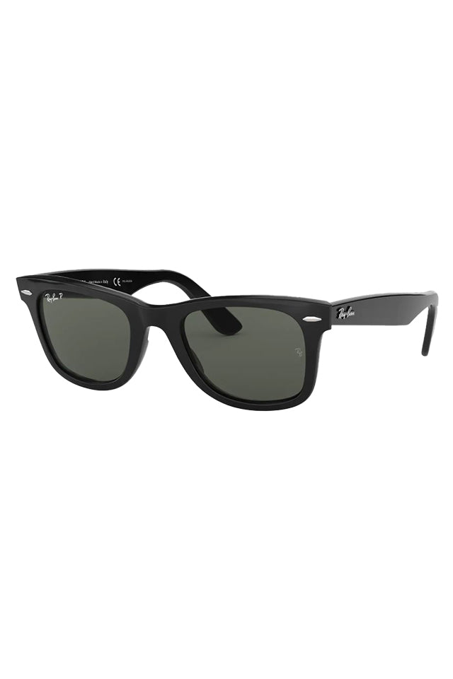 Ray-Ban 0RB2140 Wayfarer Black with Green Polarised 