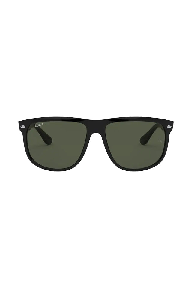 Ray-Ban Boyfriend Black Sunglasses Dark Green 