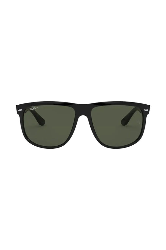 Ray-Ban Boyfriend Black Sunglasses Dark Green 