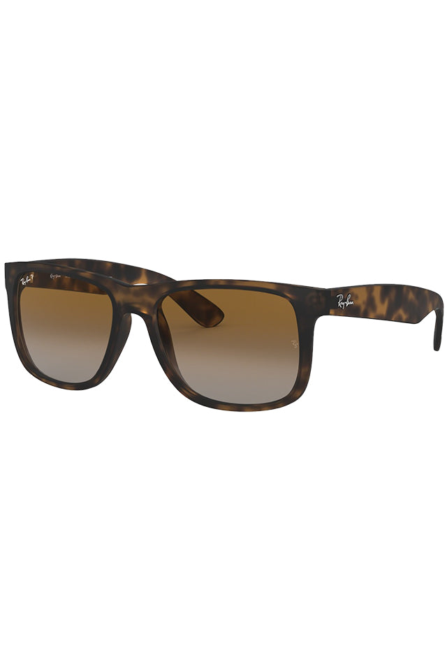 Ray-Ban Justin Rubber Sunglasses Brown Gradient 