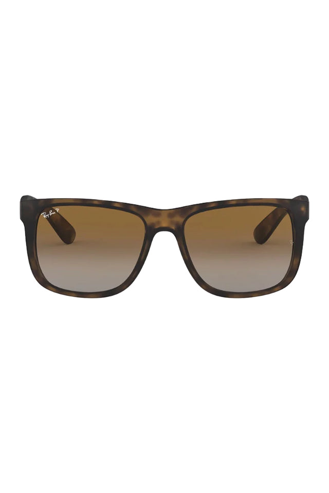 Ray-Ban Justin Rubber Sunglasses Light Havana With Brown 