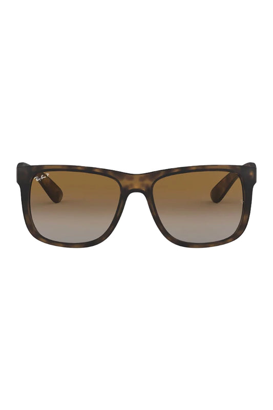 Ray-Ban Justin Rubber Sunglasses Light Havana With Brown 