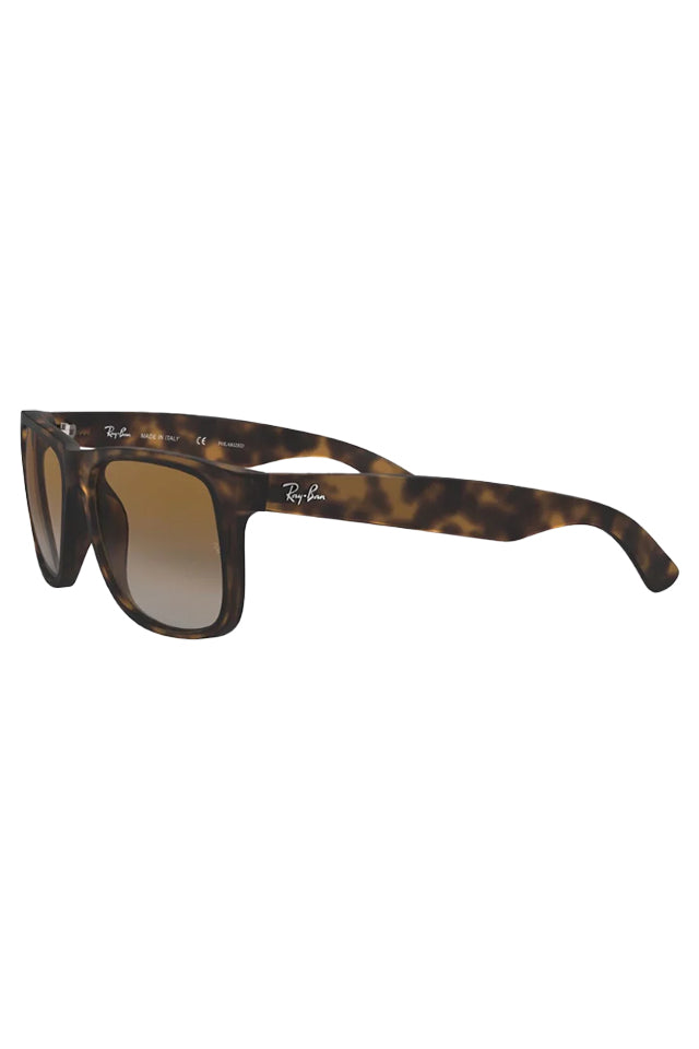 Ray-Ban Justin Rubber Sunglasses Light Havana With Brown 