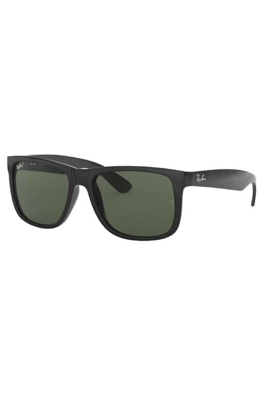 Ray-Ban Justin Sunglasses Black With Dark Green 