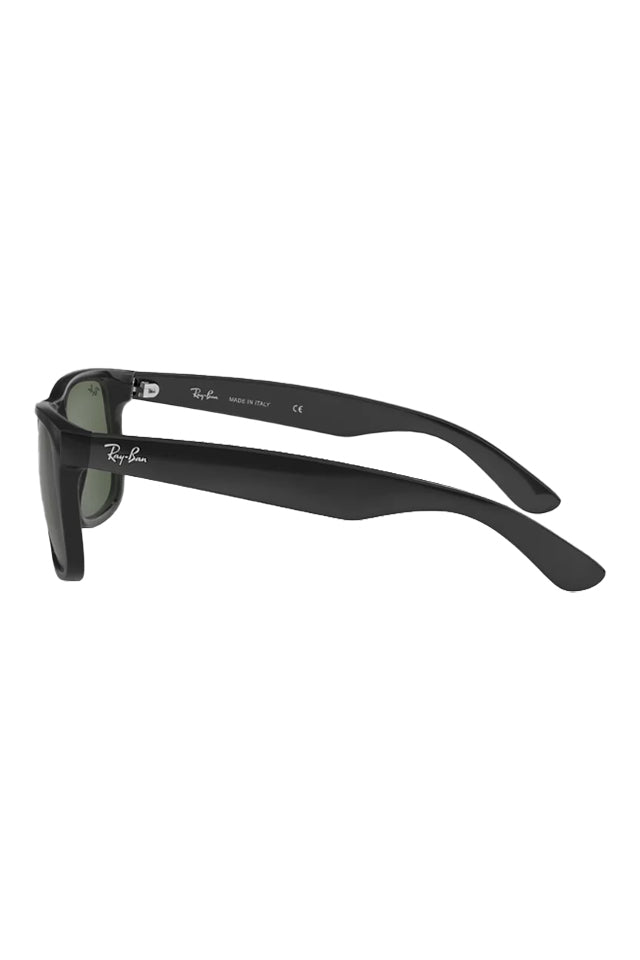 Ray-Ban Justin Sunglasses Black With Dark Green 