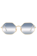 Ray-Ban Octagon Arista Sunglasses Gradient Blue 