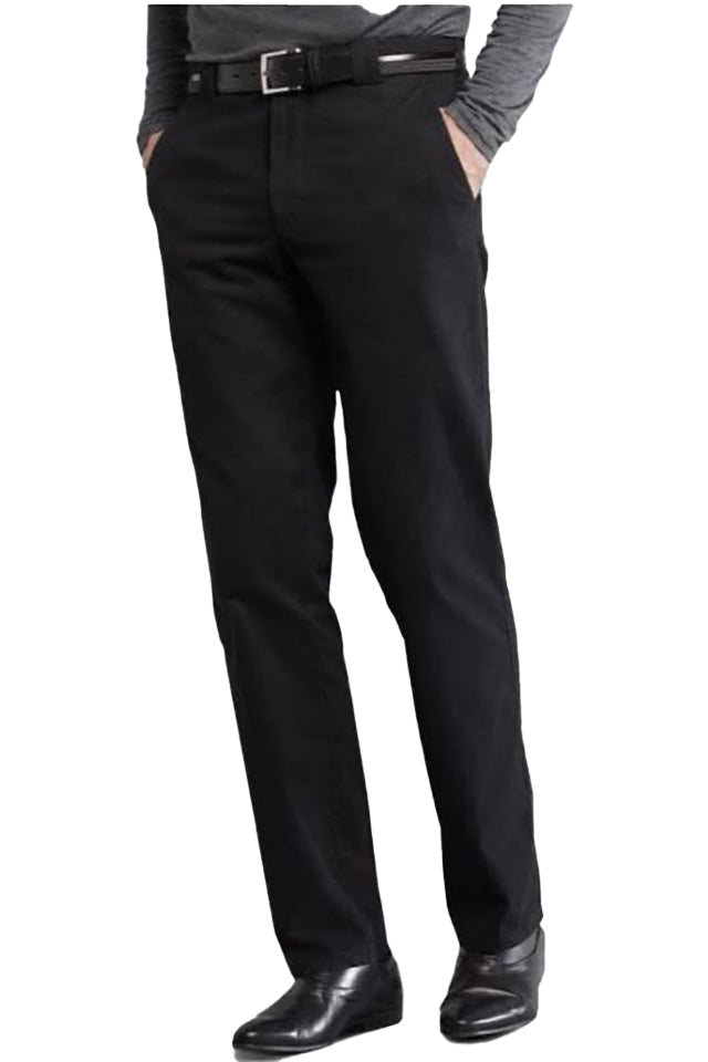 Silverdale Roma Soft Cotton Chinos Black